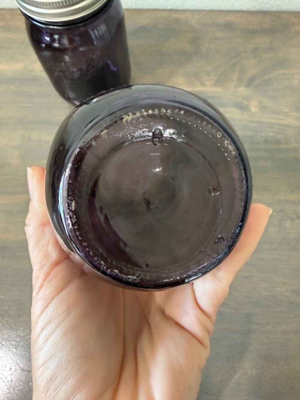 2 Ball Mason Jar Purple Improved 16 oz Jars With Lids American Heritage Collecti - Picture 5 of 10